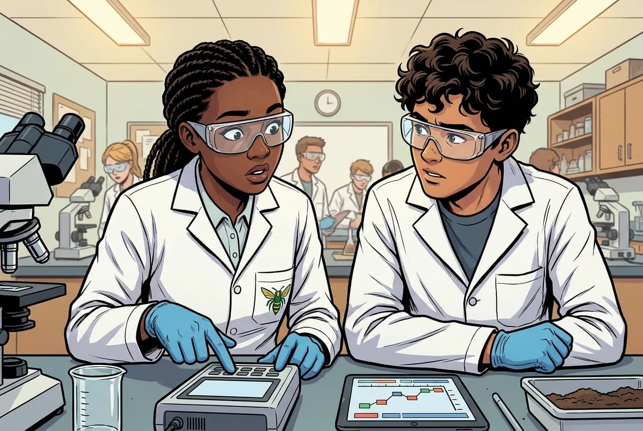 Drawing, panel 54: Environmental data lab.