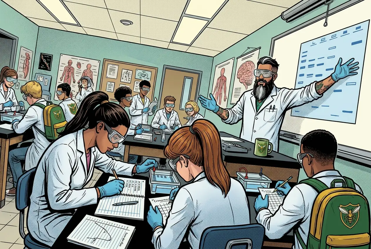 Drawing, panel 90: SDS-PAGE gel results.