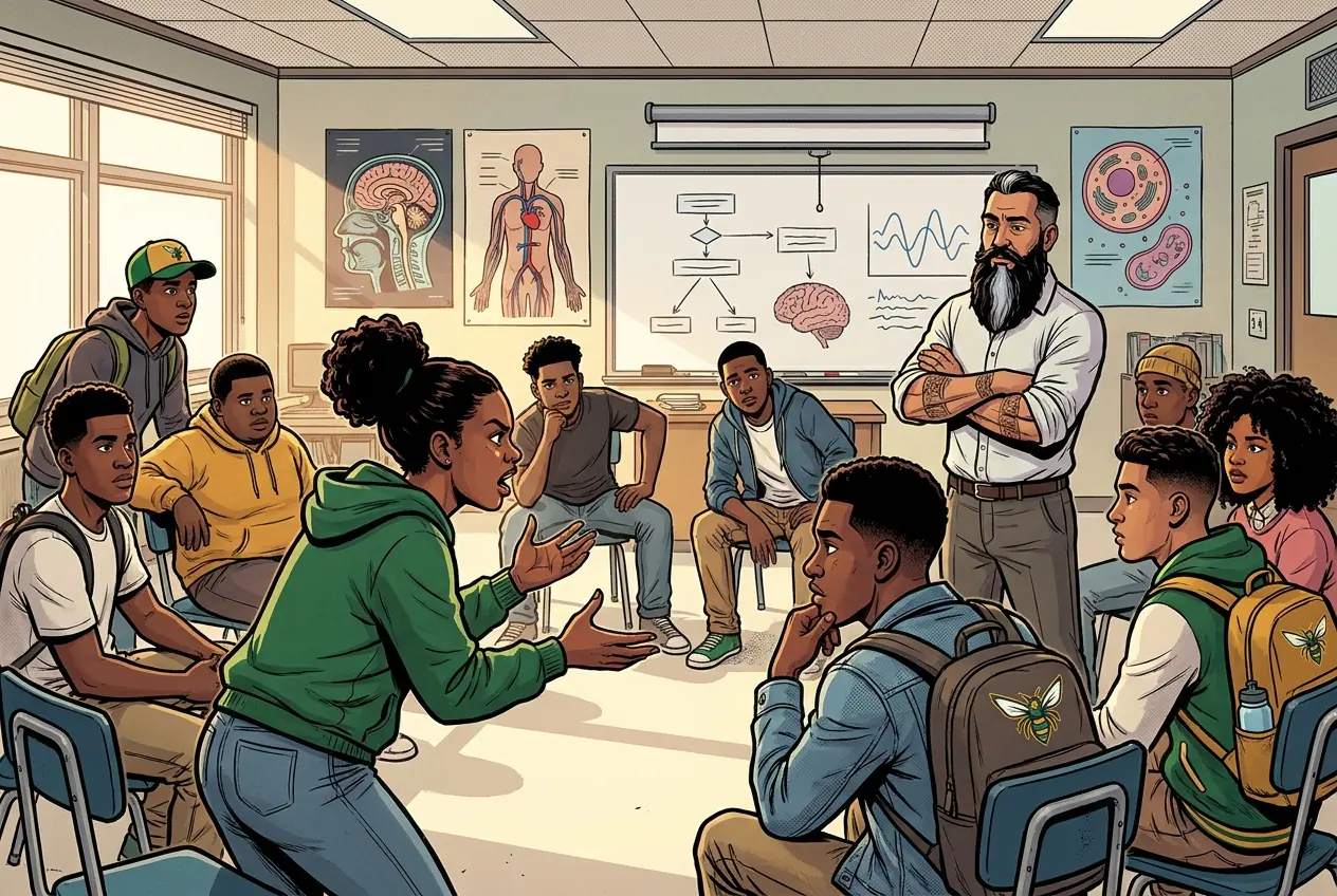 Comic panel 38: Bioethics: brain data and consent. Should brain scan data be usable for anything beyond the reason it was collected? A brain scan is closer to a person than most medical data.