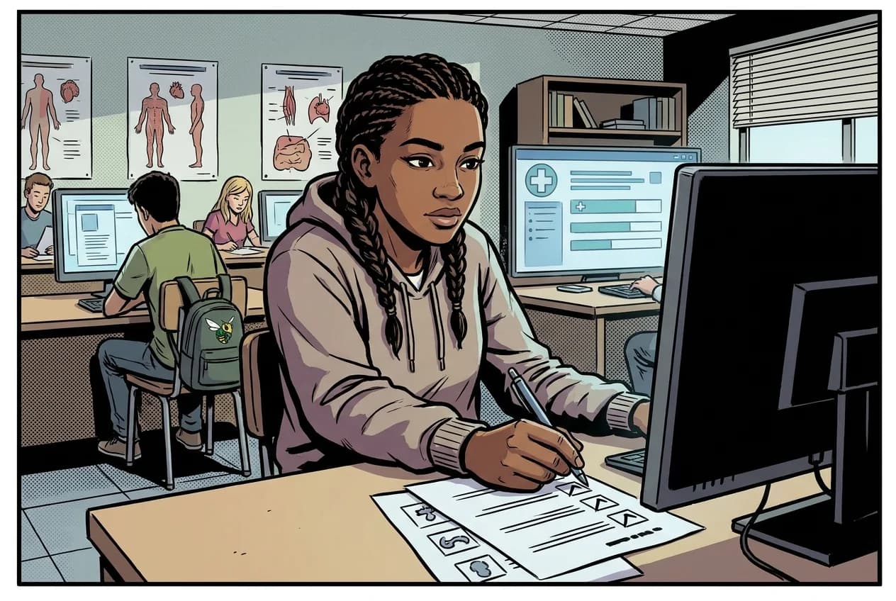 Drawing, panel 64: Cleveland Clinic onboarding.