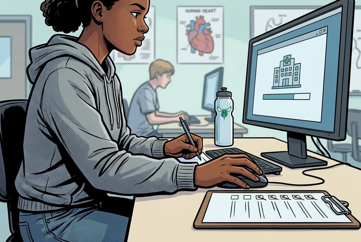 Drawing, panel 55: Cleveland Clinic onboarding.