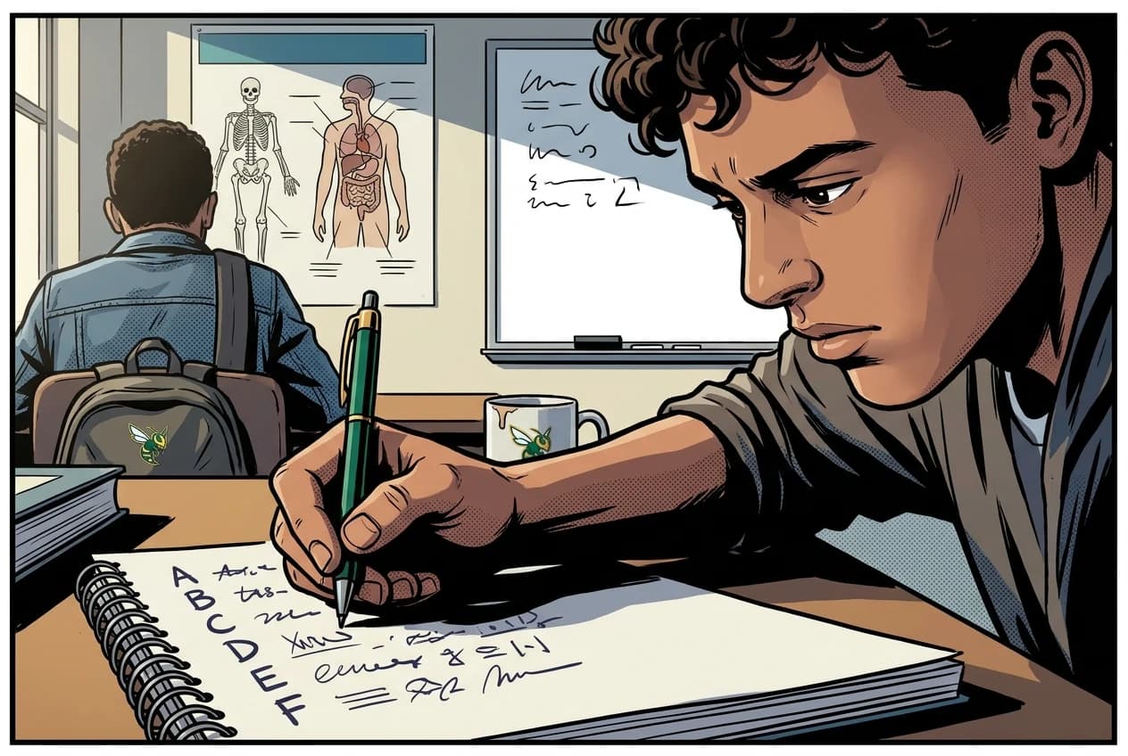 Comic panel 67: Assessment and drug delivery. Assess, categorize, stabilize, treat. In that order, because doing them out of order is how people get missed.
