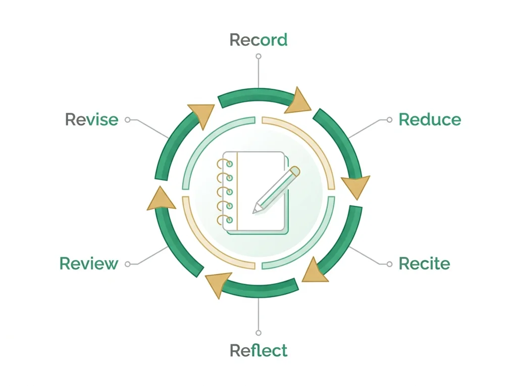 Labeled illustration: 6 Rs
