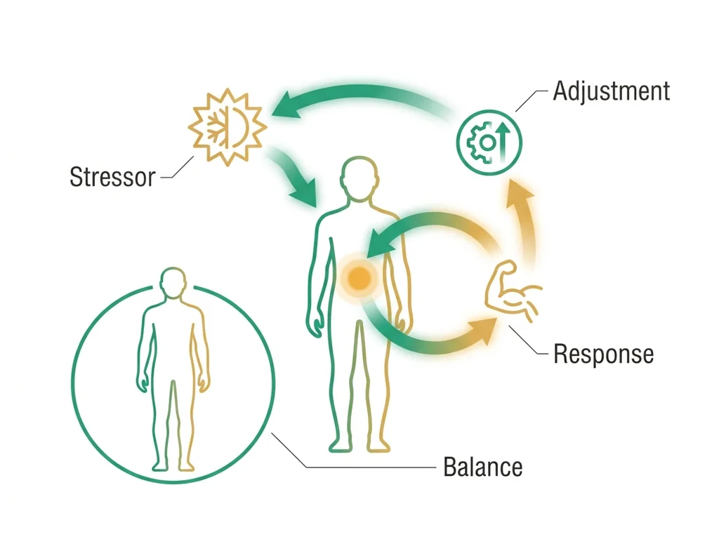 Labeled illustration: adaptive