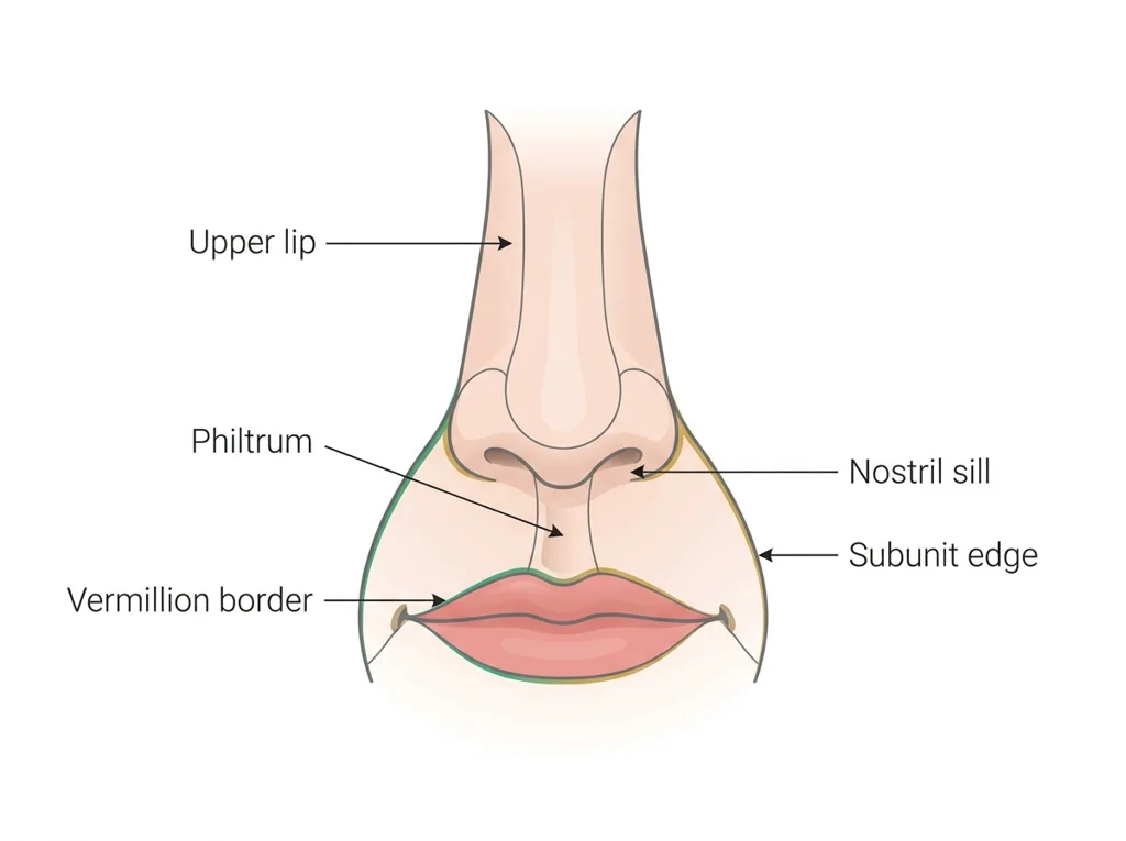 Labeled illustration: anatomical subunit