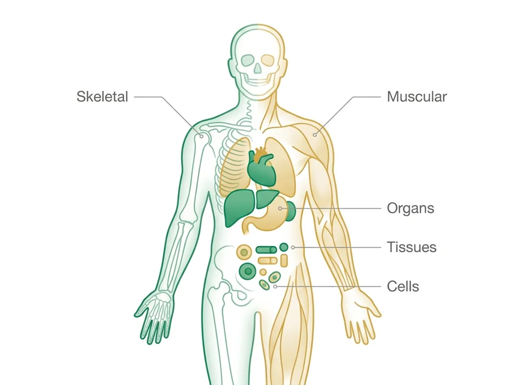 Labeled illustration: anatomy