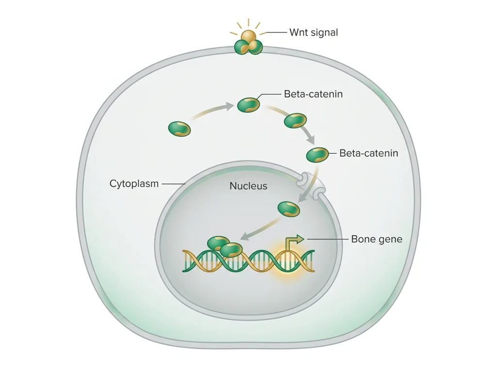 Labeled illustration: beta-catenin