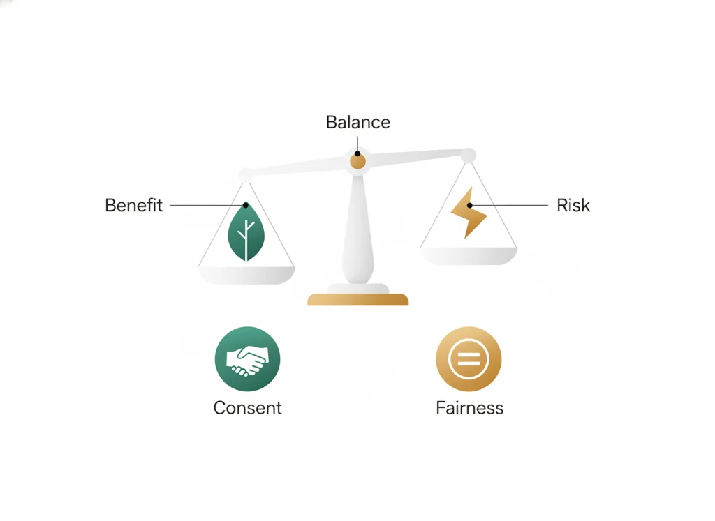 Labeled illustration: bioethics