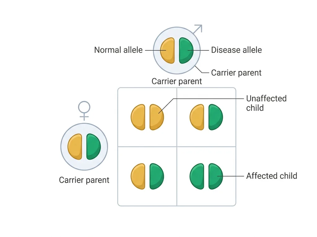 Labeled illustration: carrier