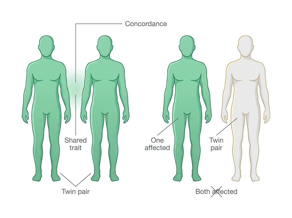 Labeled illustration: concordance