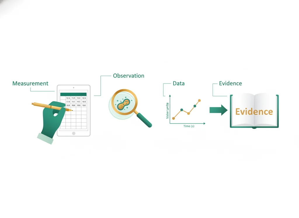 Labeled illustration: empirical