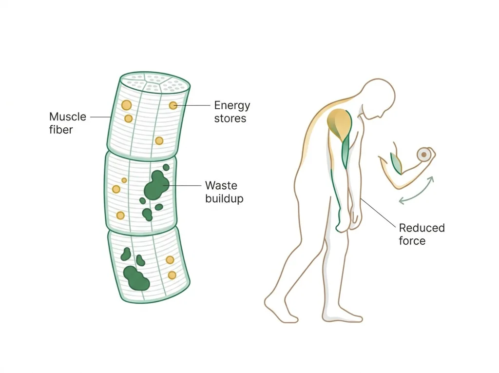 Labeled illustration: fatigue