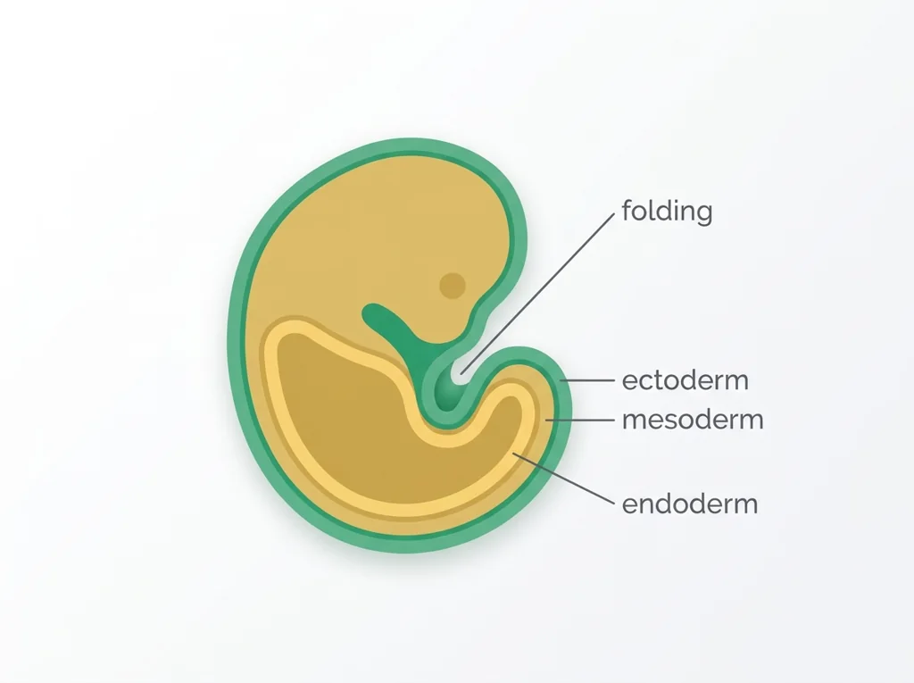 Labeled illustration: gastrulation