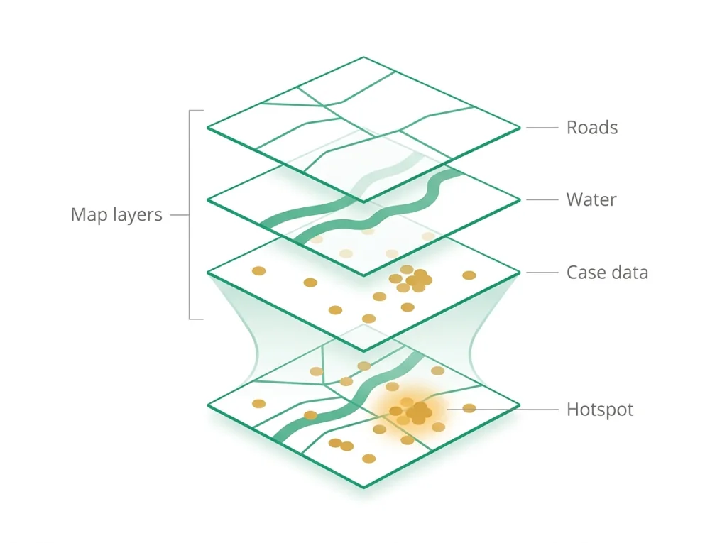 Labeled illustration: GIS