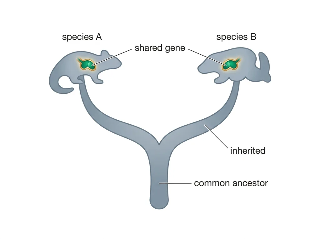 Labeled illustration: homology