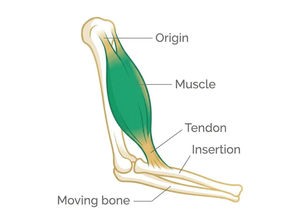 Labeled illustration: insertion