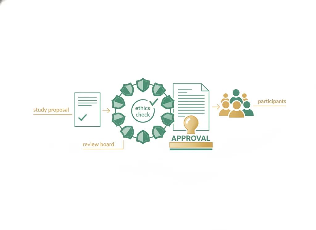Labeled illustration: Institutional Review Board (IRB)