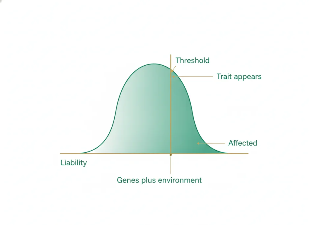 Labeled illustration: liability threshold
