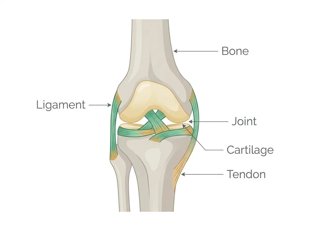 Labeled illustration: ligament