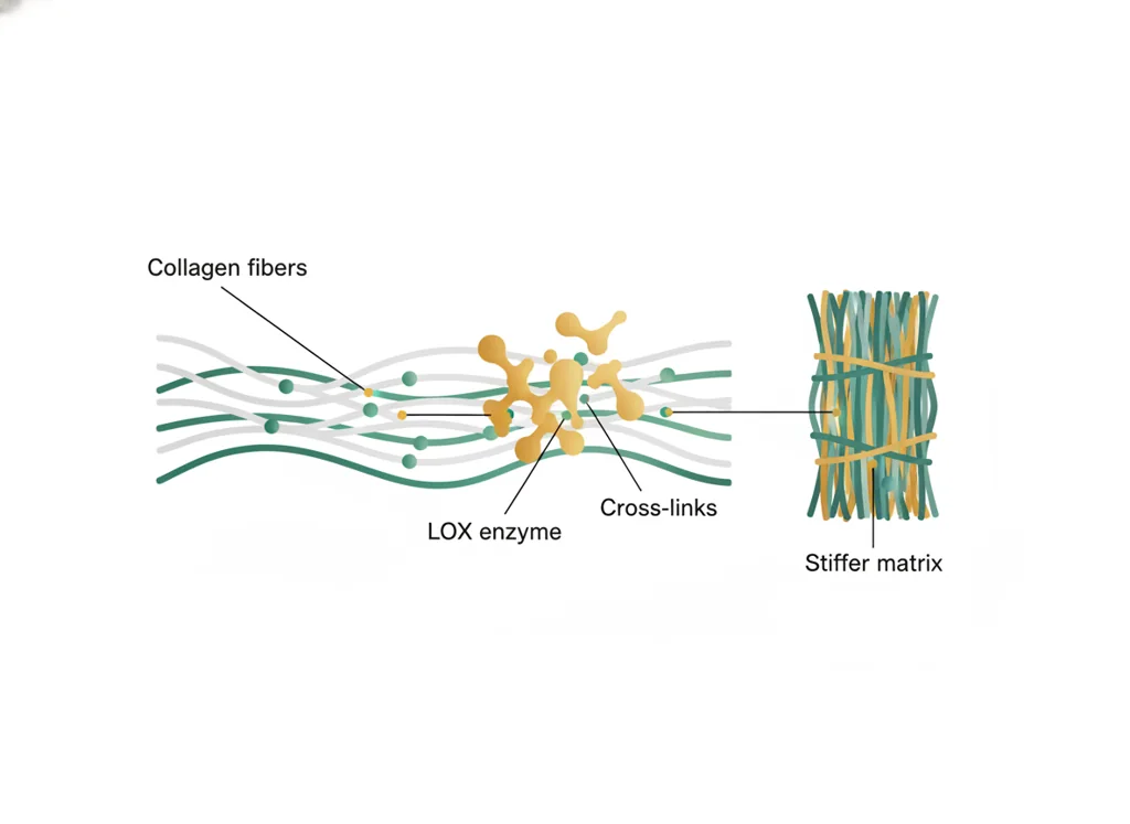 Labeled illustration: LOX