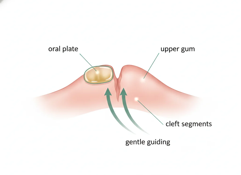 Labeled illustration: molding plate