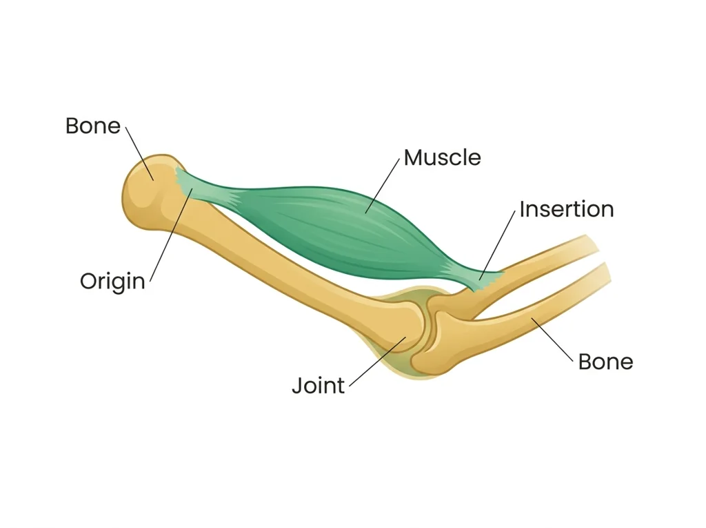 Labeled illustration: origin