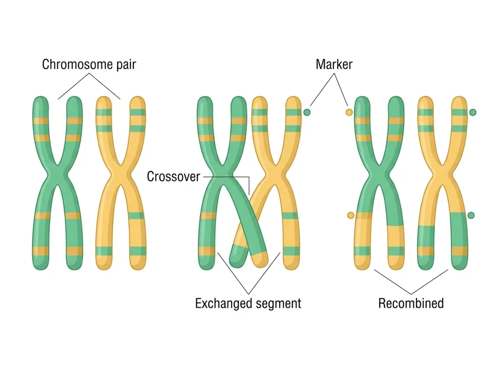 Labeled illustration: recombination