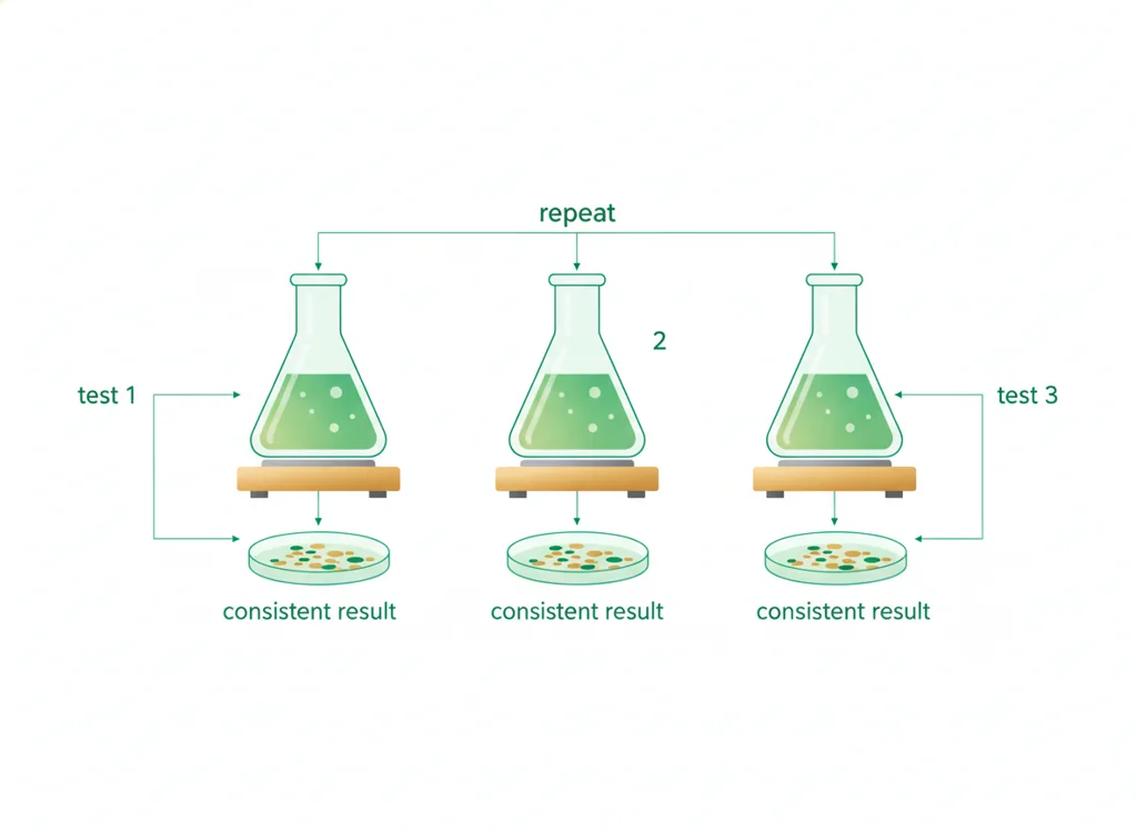Labeled illustration: replicate