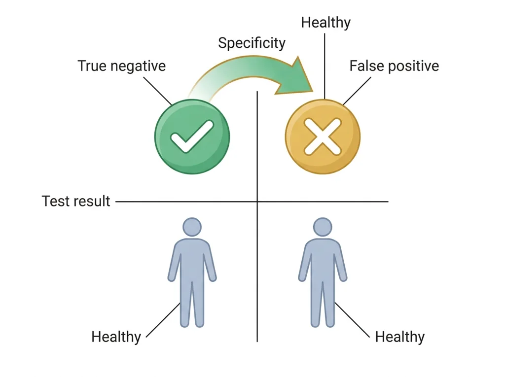 Labeled illustration: specificity