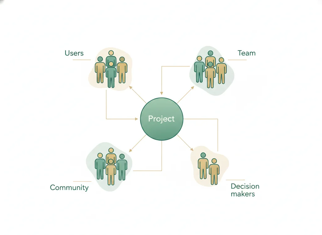 Labeled illustration: stakeholder