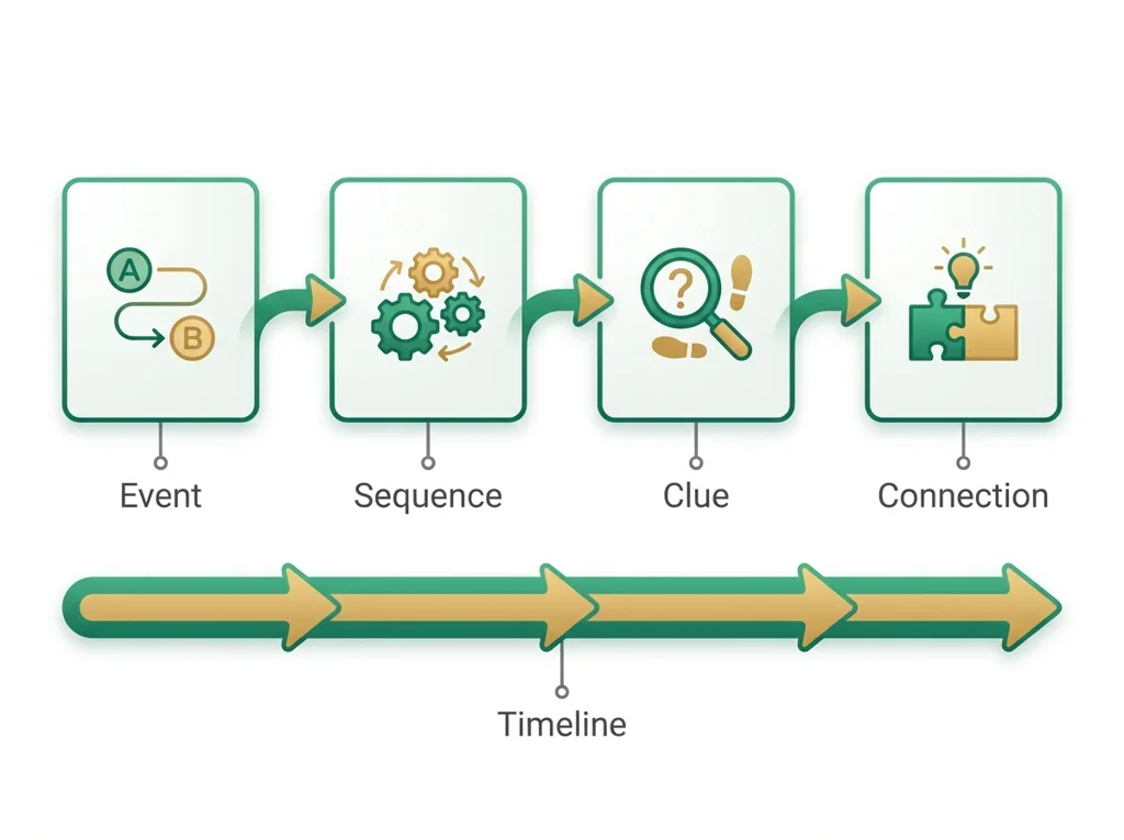 Labeled illustration: story map