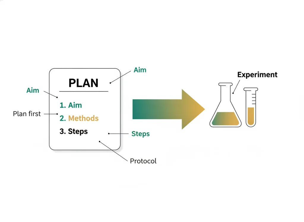 Labeled illustration: study protocol