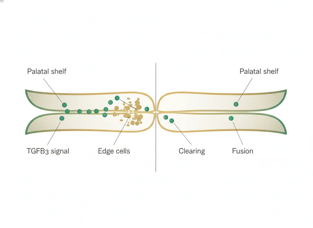 Labeled illustration: tgfb3