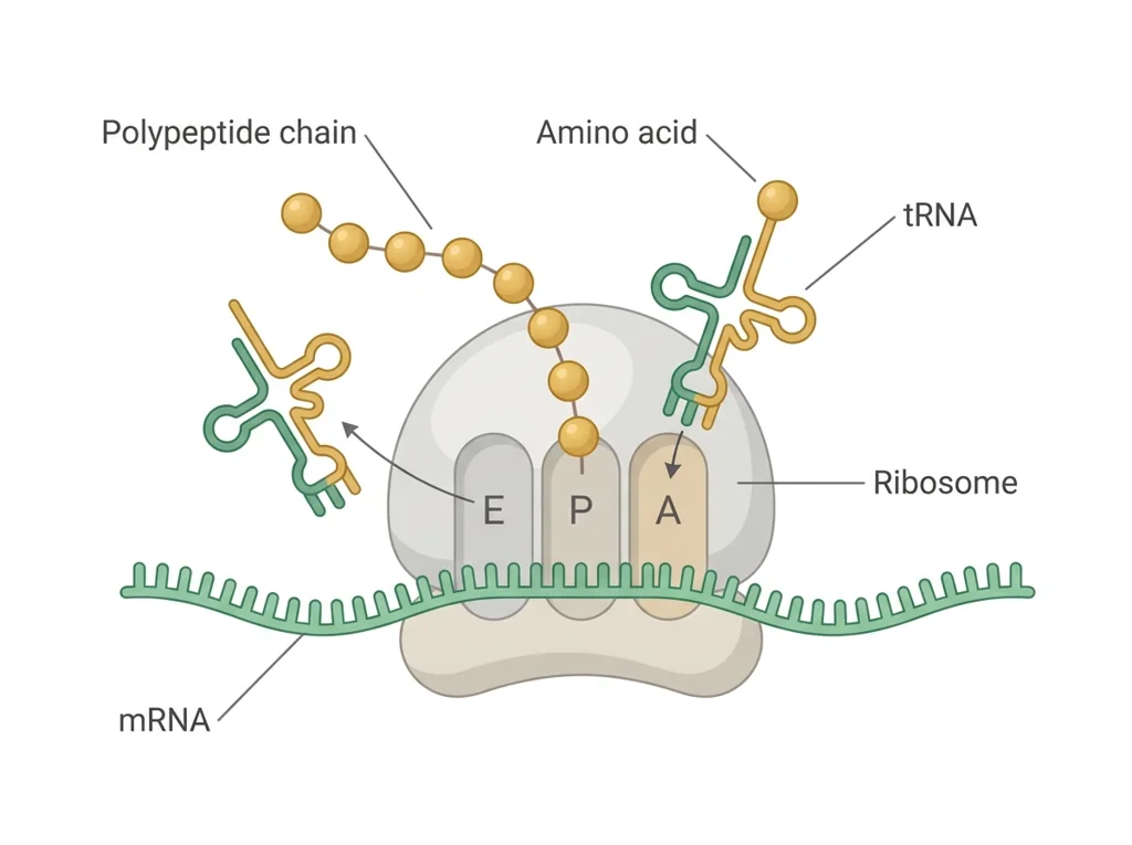 Labeled illustration: translation