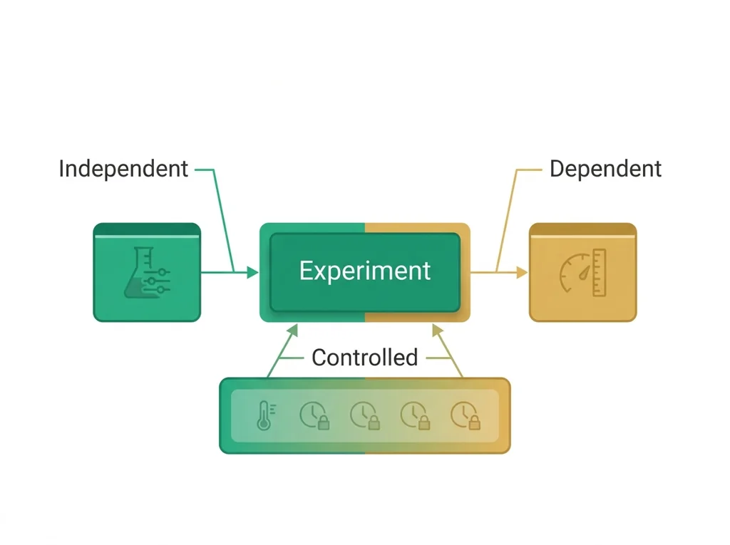 Labeled illustration: variable