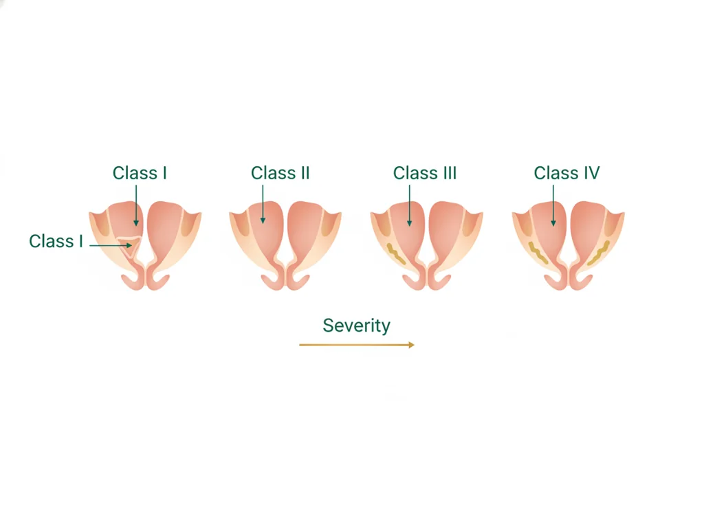 Labeled illustration: Veau class