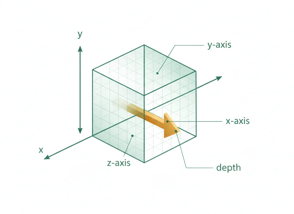 Labeled illustration: z-axis